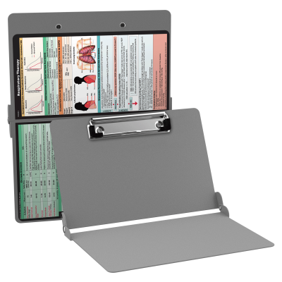 WhiteCoat Clipboard® - Silver Respiratory Edition